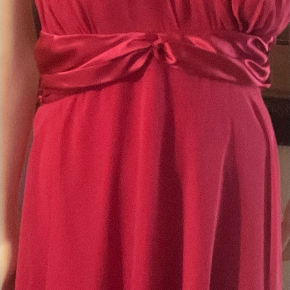 Connected Apparel Red Long Sleeve Dress